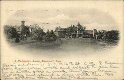 St. Katharine's School Davenport, IA Postcard Postcard Postcard