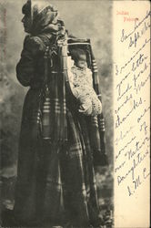 Indian Papoose Postcard