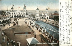 Ingursolls Luna Park from Top of Chateau Postcard