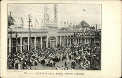 Steeplechase Park Postcard