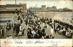 Annual Floral Parade On Boardwwalk Atlantic City, NJ Postcard Postcard Postcard