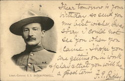 Lieut.-Colonel S.S. Baden-Powell Postcard