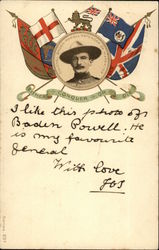 Either Conquer or Die - Baden-Powell Postcard