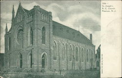 St. Joseph's R. C. Church Paterson, NJ Postcard Postcard Postcard