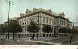 Simon Cameron School Building Harrisburg, PA Postcard Postcard Postcard