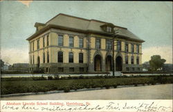 Abraham Lincoln School Library Postcard