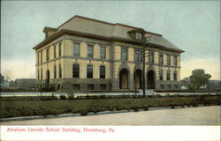 Abraham Lincoln School Building Harrisburg, PA Postcard Postcard Postcard