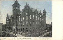 High School Harrisburg, PA Postcard Postcard Postcard