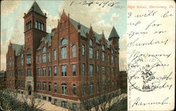 High School Harrisburg, PA Postcard Postcard Postcard