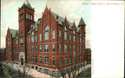 High School Harrisburg, PA Postcard Postcard Postcard