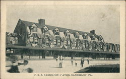 P. R. R. Passenger Station Harrisburg, PA Postcard Postcard Postcard