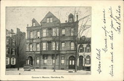 Governor's Mansion Harrisburg, PA Postcard Postcard Postcard