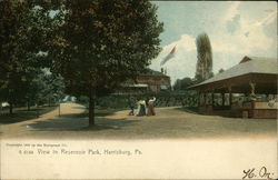 View of Resevoir Park Postcard