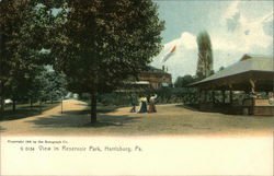 View in Reservoir Park Postcard