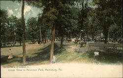 View in Reservoir Park Postcard