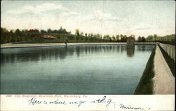 City Reservoir, Reservoir Park Harrisburg, PA Postcard Postcard Postcard