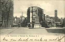 Westminster & Weybosset Sts. Providence, RI Postcard Postcard Postcard