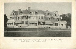 Blithewold, the Beautiful Summer residence of Mr. & Mrs. W.L. McKee Bristol, RI Postcard Postcard Postcard