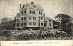 Residence of Yacht Designer Capt. N. G. Herreshoff Postcard