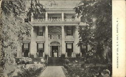 Residence of Col. S.P. Colt Postcard