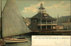 New York Tachy Club Station No. 6 Postcard