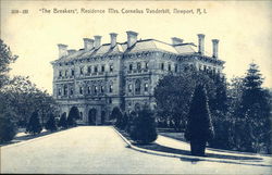 "The Breakers" Residence Mrs. Cornelius Vanderbilt Postcard