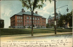 English and Latin High Schools Somerville, MA Postcard Postcard Postcard