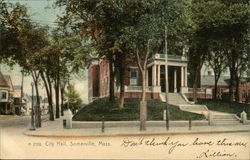 City Hall Somerville, MA Postcard Postcard Postcard