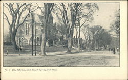 City Library, State Street Postcard