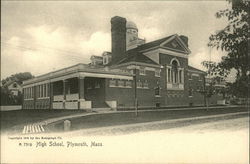 High School Plymouth, MA Postcard Postcard Postcard