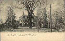 Longfellow's House Pittsfield, MA Postcard Postcard Postcard