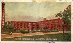 Hood's Sarsparilla Laboratory Lowell, MA Postcard Postcard Postcard