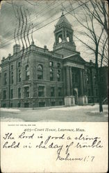 Court House Lawrence, MA Postcard Postcard Postcard