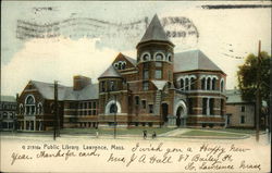 Public Library Lawrence, MA Postcard Postcard Postcard