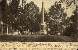 Soldiers' Momument Ipswich, MA Postcard Postcard Postcard