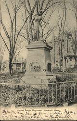 Hannah Duston Monument Haverhill, MA Postcard Postcard Postcard