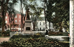 Hannah Duston Monument Haverhill, MA Postcard Postcard Postcard