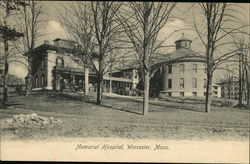 Memorial Hospital Postcard