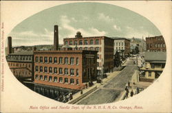 Main Office and Needle Dept. of the N.H.S.M. Co. Orange, MA Postcard Postcard Postcard