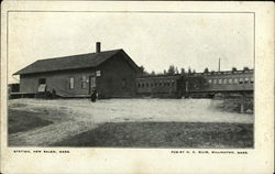 Station New Salem, MA Postcard Postcard Postcard