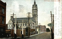 City Hall Holyoke, MA Postcard Postcard Postcard