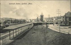 Railroad Station Postcard