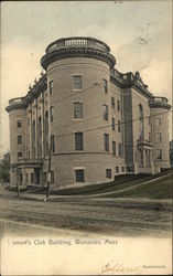 Woman's Club Building Worcester, MA Postcard Postcard Postcard