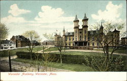 Worcester Academy Massachusetts Postcard Postcard Postcard