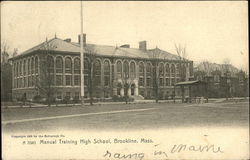 Manual Training High School Postcard