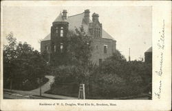 Residence of W.L. Douglas, West Elm St. Brockton, MA Postcard Postcard Postcard