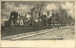 Portion of School Street Postcard