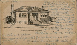 Ashland Public Library Postcard