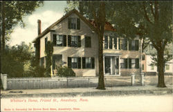 Whittier's Home, Friend St. Postcard