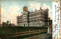 Clark University Worcester, MA Postcard Postcard Postcard